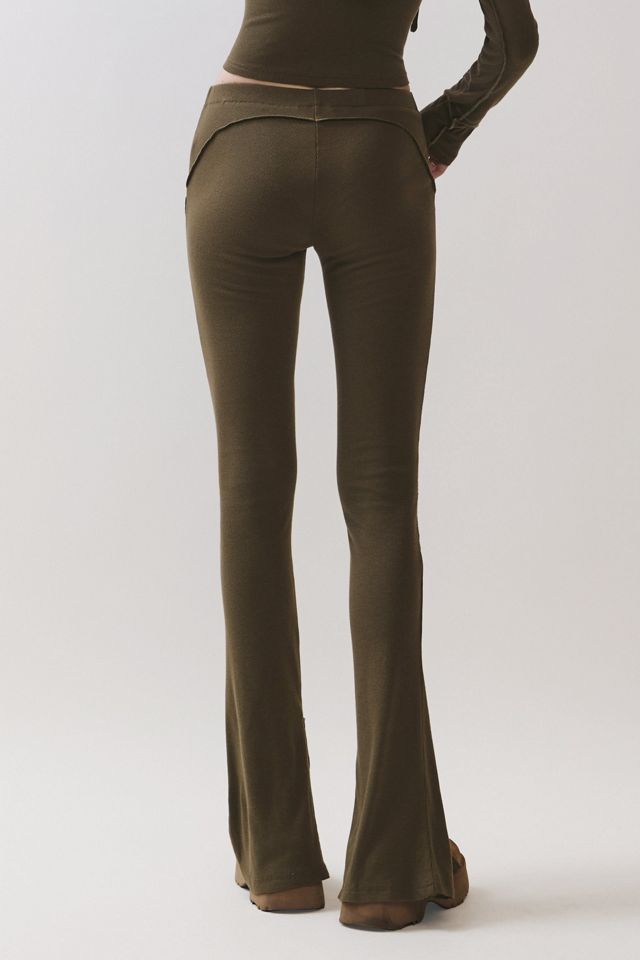 Personal Code Kira Ribbed Flare Pants #4