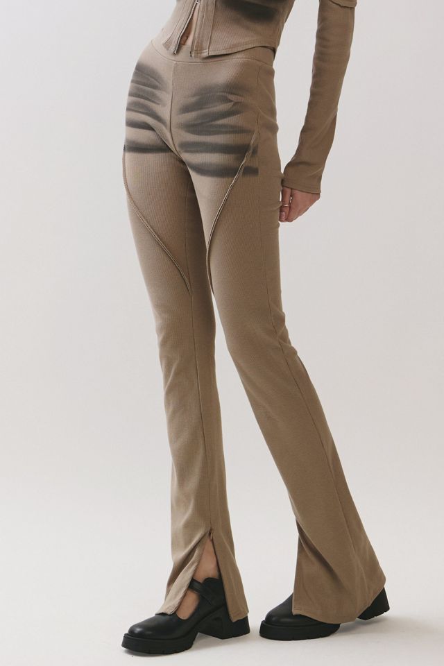 Personal Code Dusk Washed Ribbed Flare Pants #2