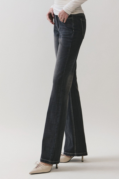 Personal Code Polaris Washed Straight Leg Denim Pants