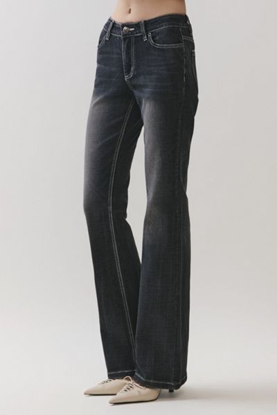 Personal Code Polaris Washed Boot Cut Denim Pants