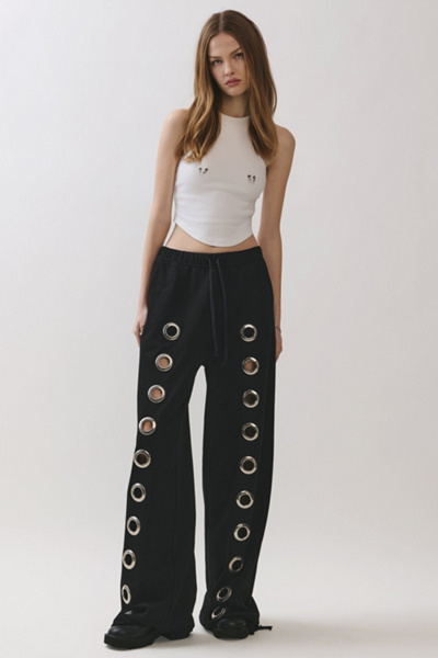Personal Code Xena Oversize Grommet Detail Sweatpants