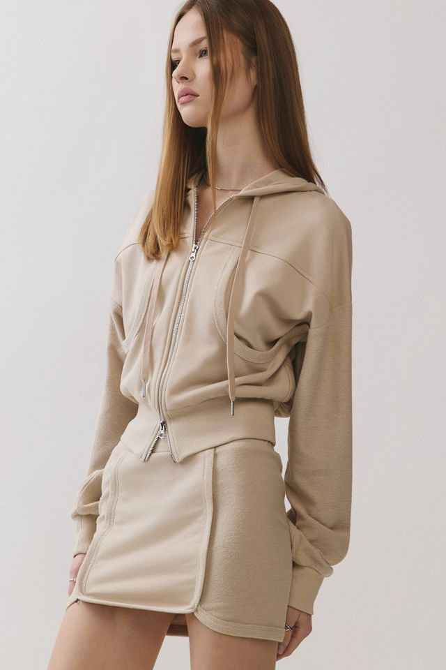Personal Code Ami Cropped Zip-Up Hoodie #3
