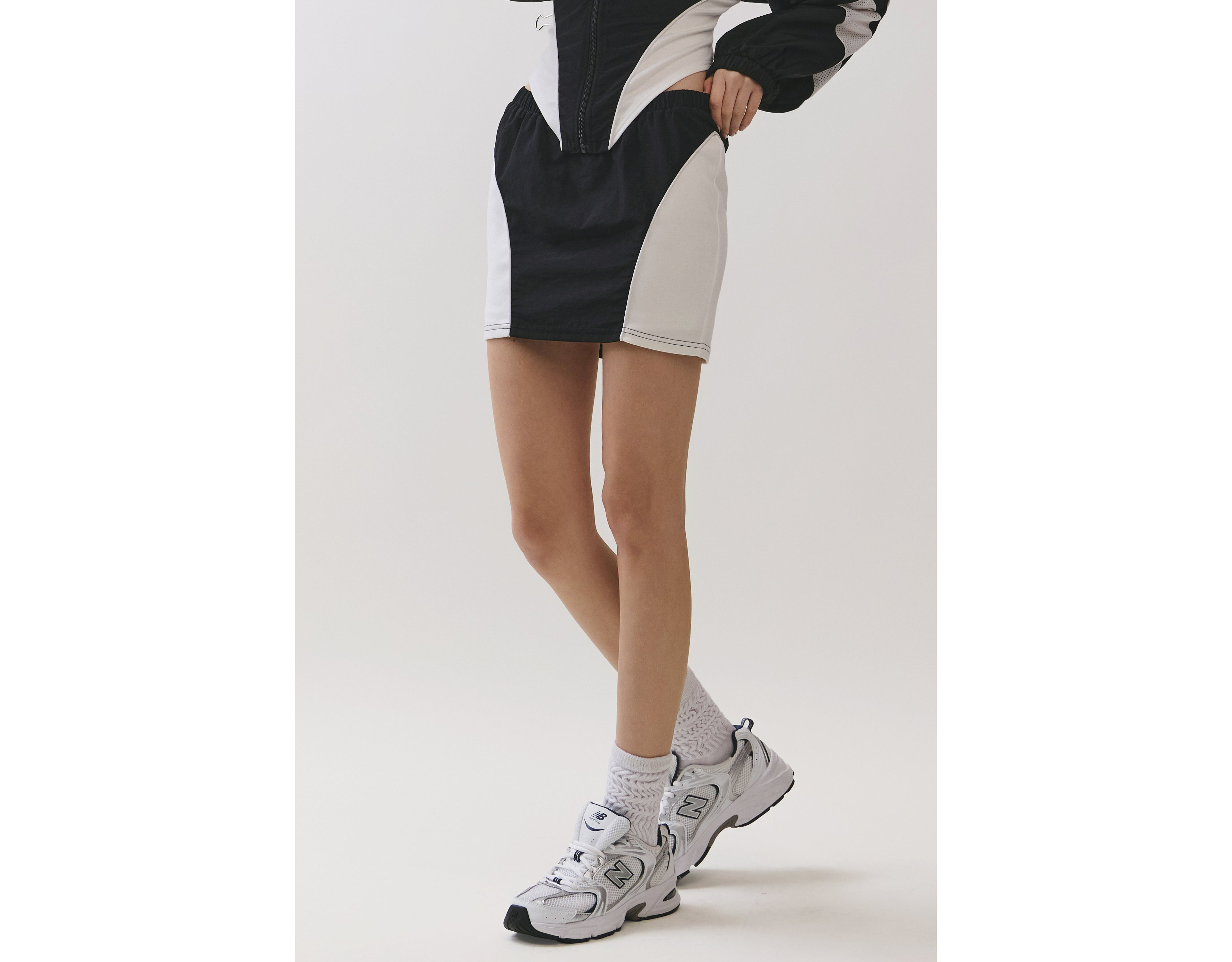 Personal Code Vesper Track Mini Skirt