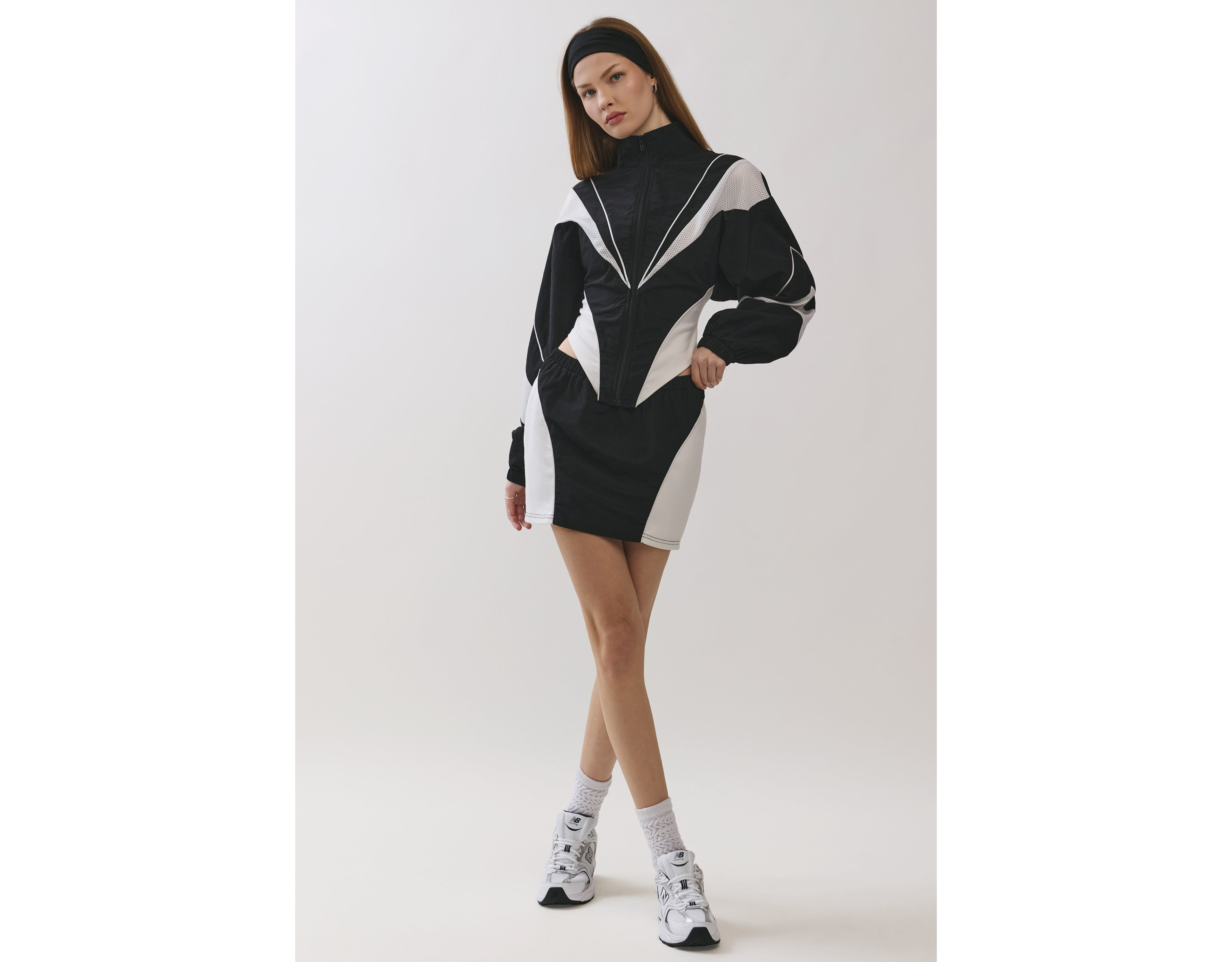 Personal Code Vesper Track Mini Skirt