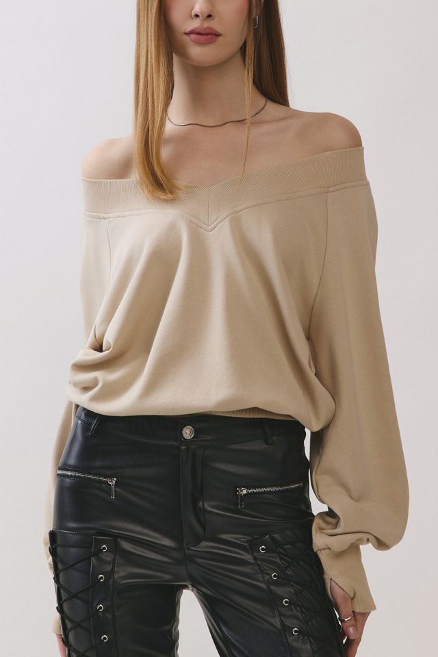 Personal Code Ophelia Off The Shoulder Sweatshirt #1