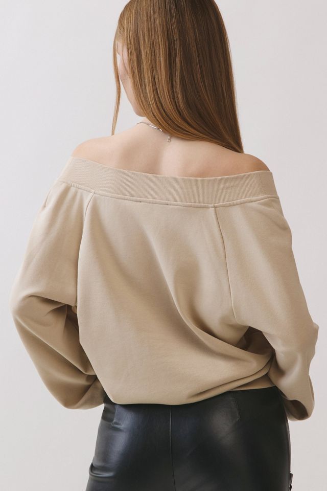 Personal Code Ophelia Off The Shoulder Sweatshirt #3