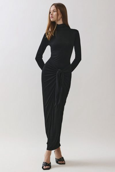 chinese dress ladies Contours Mock Neck Cropped Top main image 0