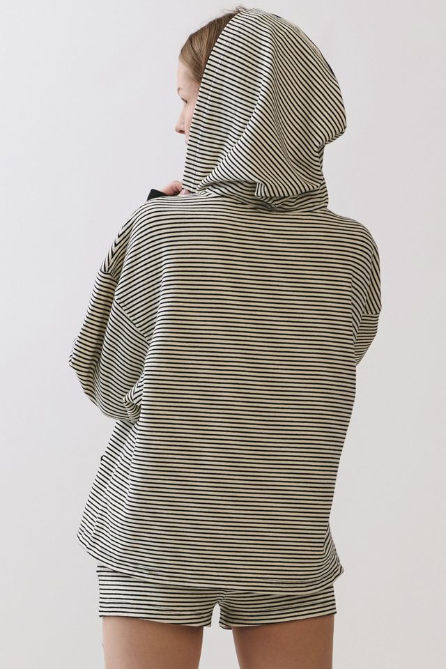 Personal Code Amiri Stripe Half Zip Up Hoodie #3