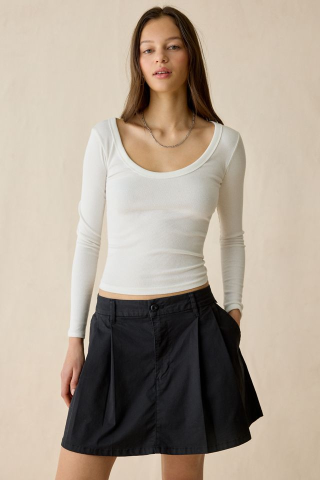 Vans Authentic Chino Pleated Mini Skirt #1
