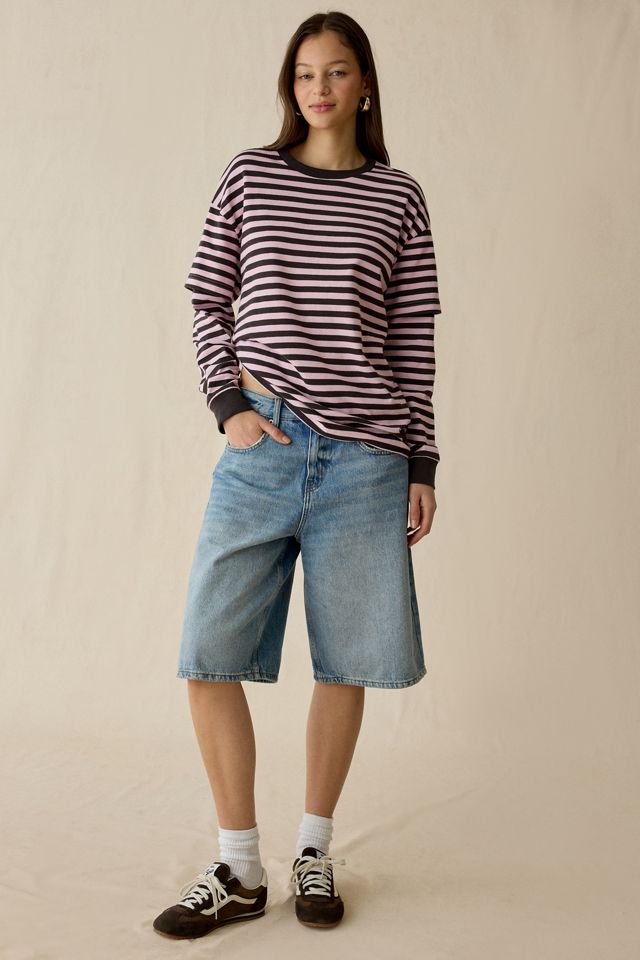 Vans Twofer Striped Layered Long Sleeve Shirt #4