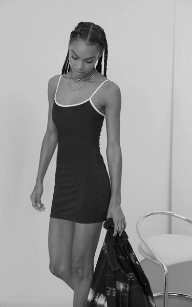 Frankie Collective Rework Cleveland Browns Football Mini Dress