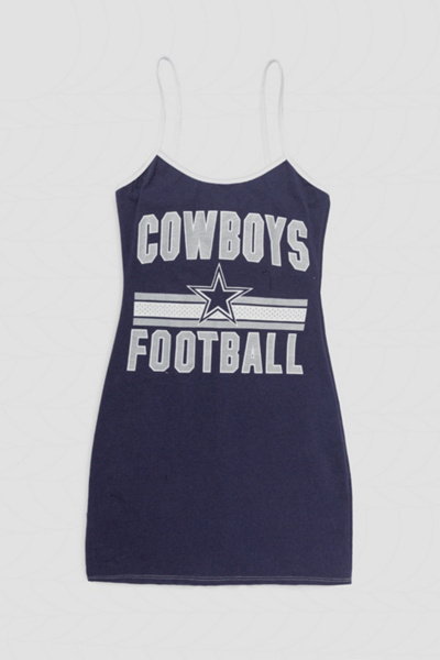 Frankie Collective Rework Dallas Cowboys Football Mini Dress