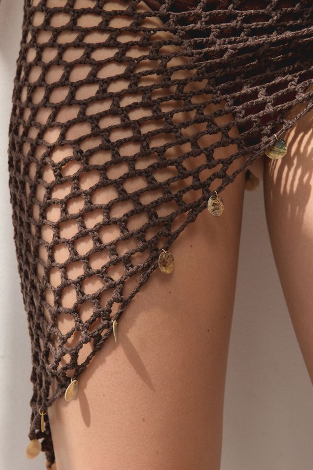 Crochet Shell Trim Sarong #4