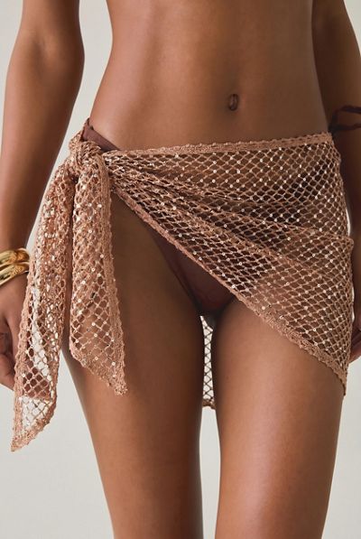 Shimmer Net Sarong