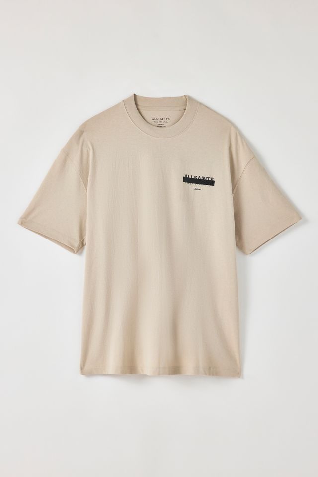 AllSaints Redact Graphic Oversized Tee #1