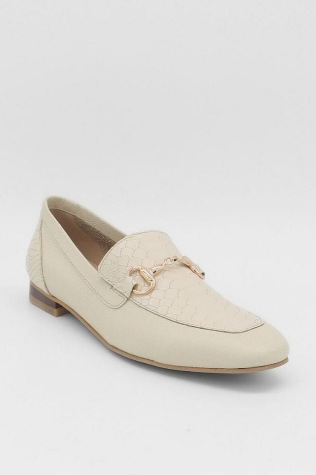 Stivali Gentilezza Embossed Leather Loafers #7