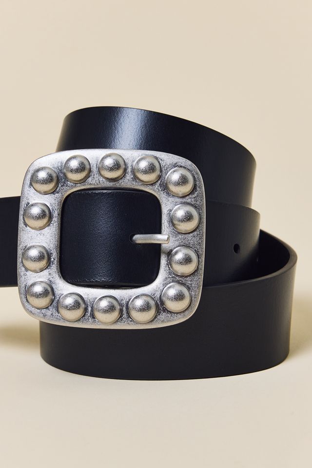BDG Paloma Studded Buckle Leather Belt #1