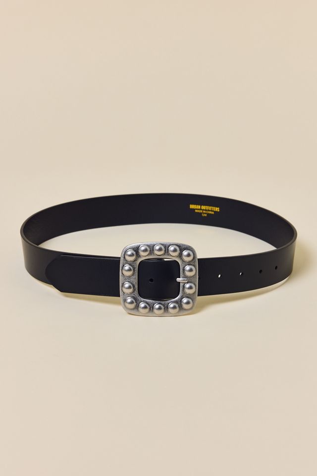BDG Paloma Studded Buckle Leather Belt #2