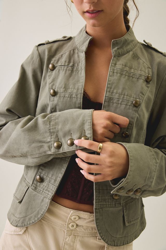 Veste à bande en coton Cate BDG #3