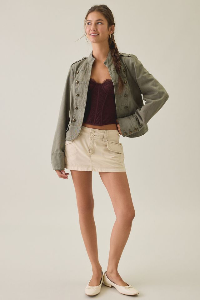 Veste à bande en coton Cate BDG #4