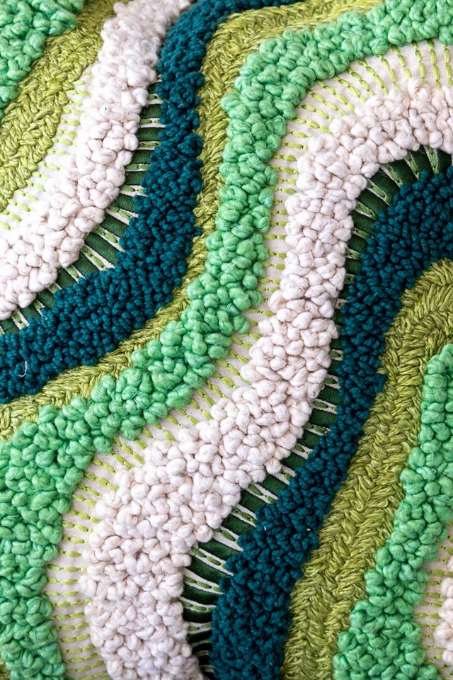 YaYa & Co. Liam Organic Cotton Abstract Pillow #1