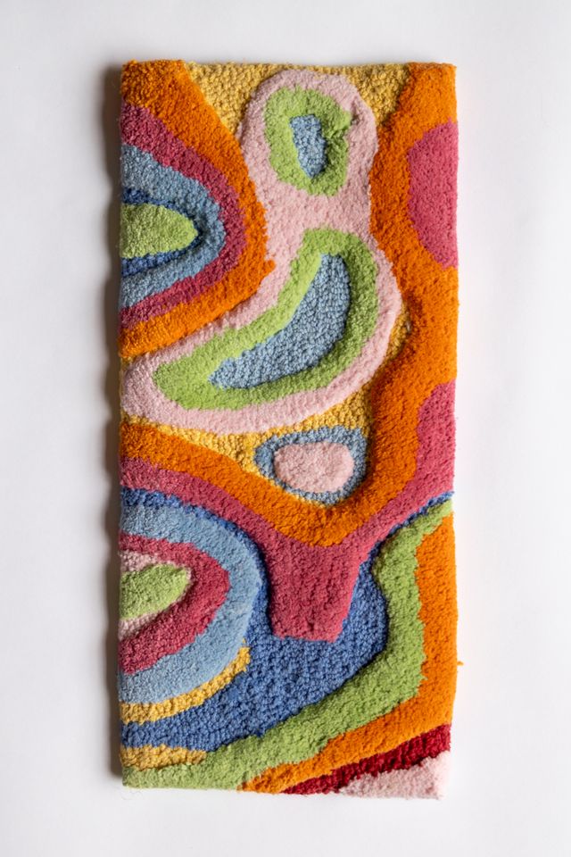YaYa & Co. Bellows Organic Cotton Abstract Computer Rug #1