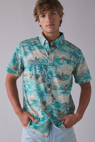 Dark Seas Arvin Patterned Short Sleeve Shirt
