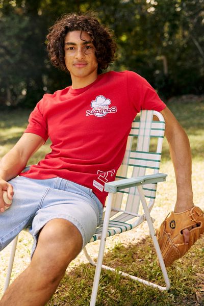 T-shirt graphique avec logo d'équipe vintage MLB Mitchell & Ness