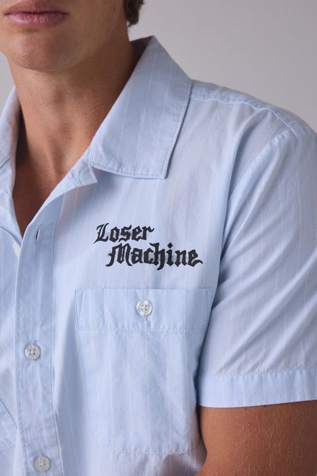 Chemise de mécanicien graphique Attendant de Loser Machine #3
