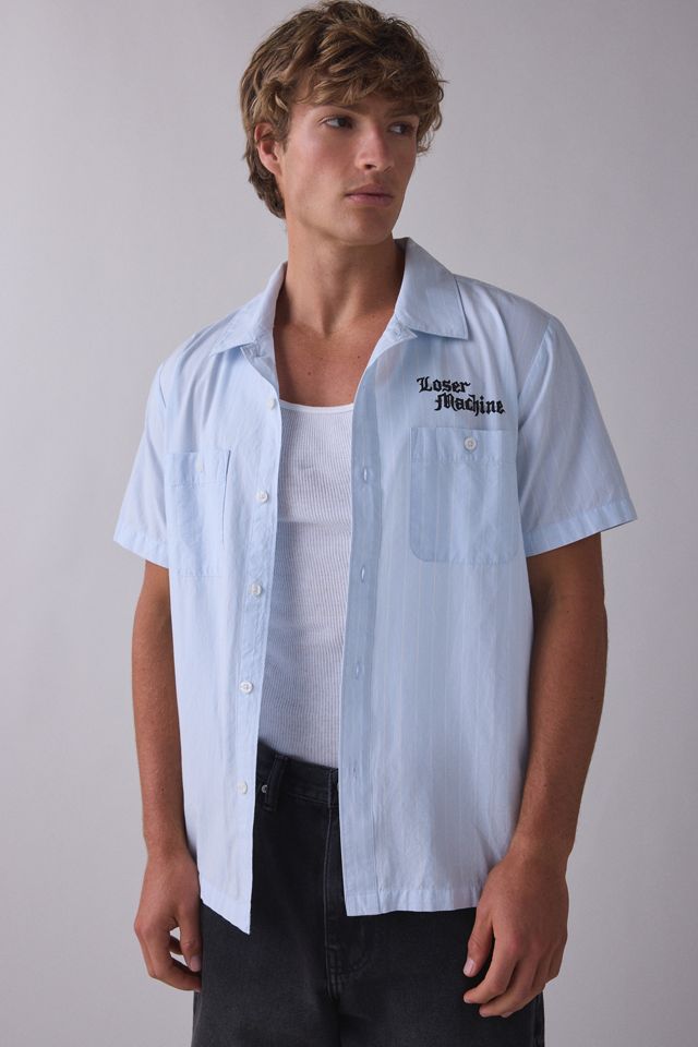 Chemise de mécanicien graphique Attendant de Loser Machine #4