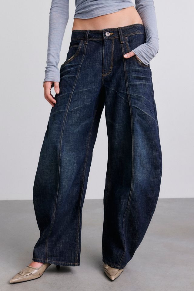 BDG Mallory Mid-Rise Horseshoe Jeans #1