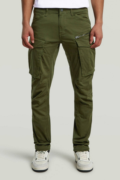 G-Star Rovic Zip 3D Regular Tapered Cargo Pant in Darkbronze Green, Men’s at Urban Outfitters