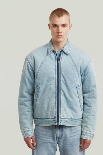Stussy Work Jacket Stonewash Leather | Urban Outfitters