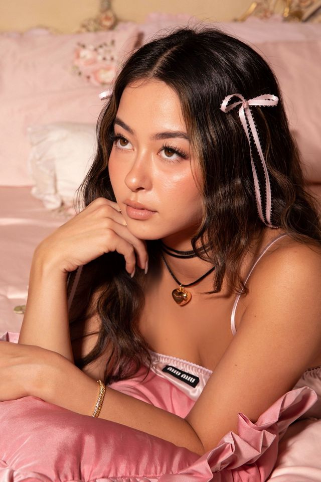 Five Fourty Nine Satin Wrap Choker #1