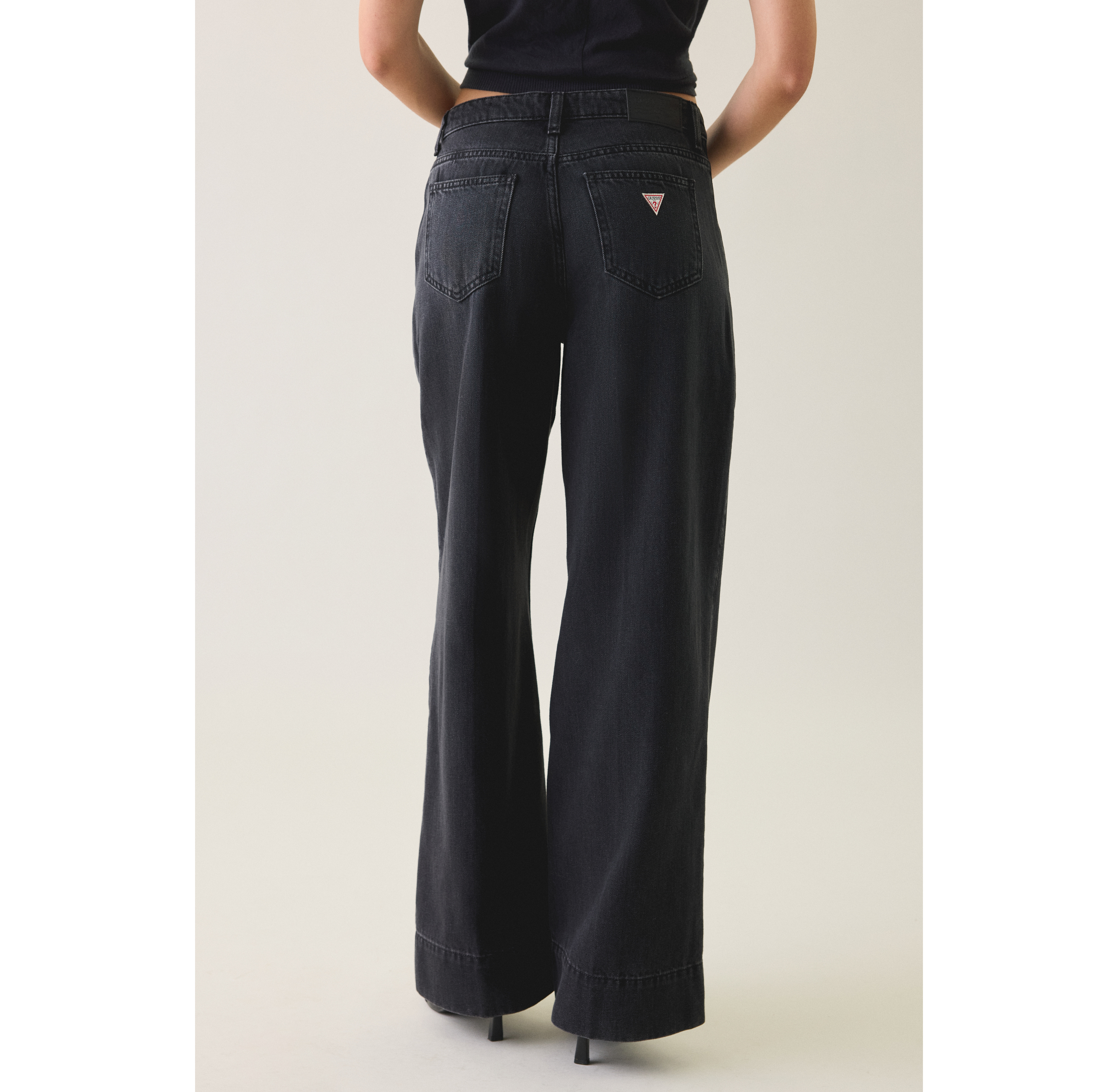 GUESS Jeans G11 Paneled Mid-Rise Wide Leg