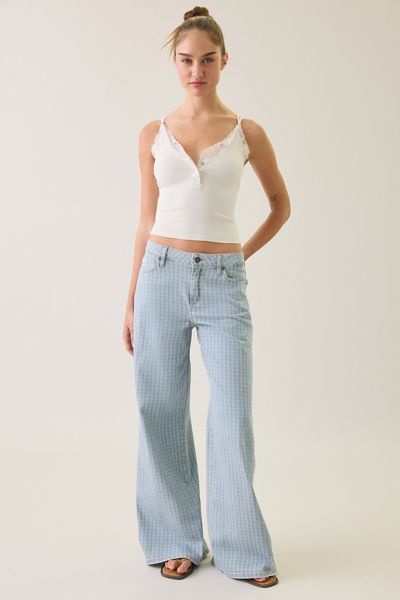 GUESS JEANS G13 Low-Rise Extra Wide Leg Jeans