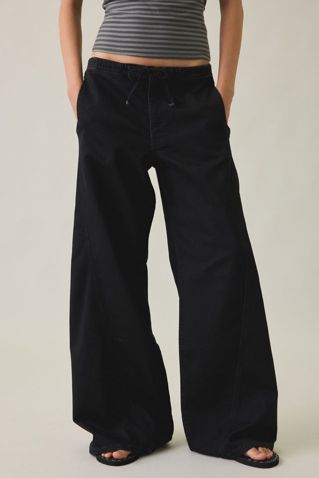 GUESS JEANS Twisted Seam Low-Rise Baggy Jogger Jeans #1