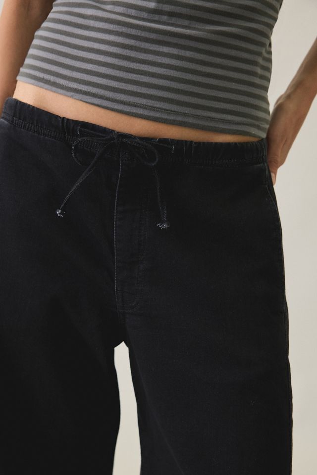 GUESS JEANS Twisted Seam Low-Rise Baggy Jogger Jeans #3