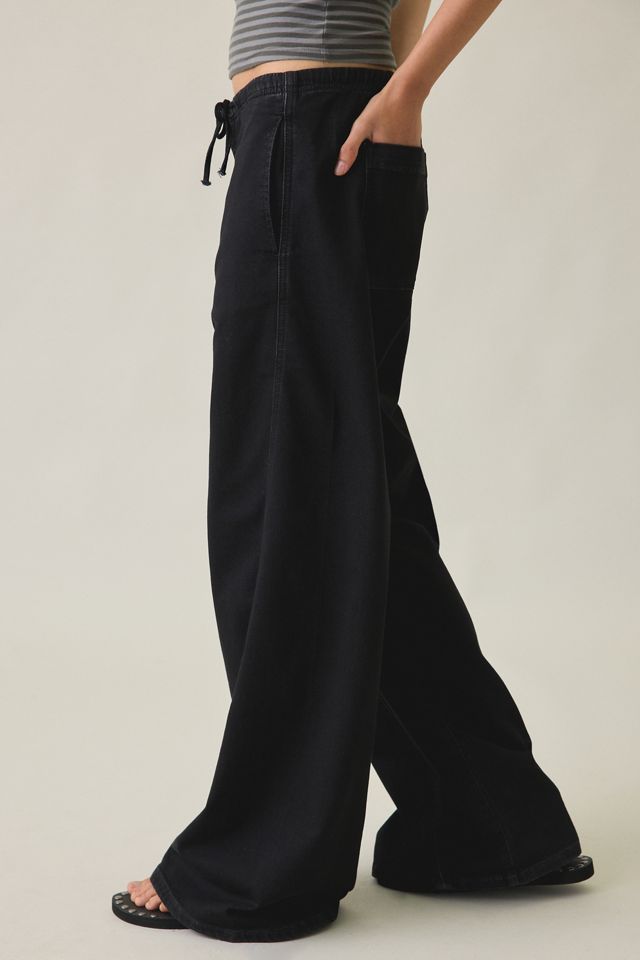 GUESS JEANS Twisted Seam Low-Rise Baggy Jogger Jeans #4