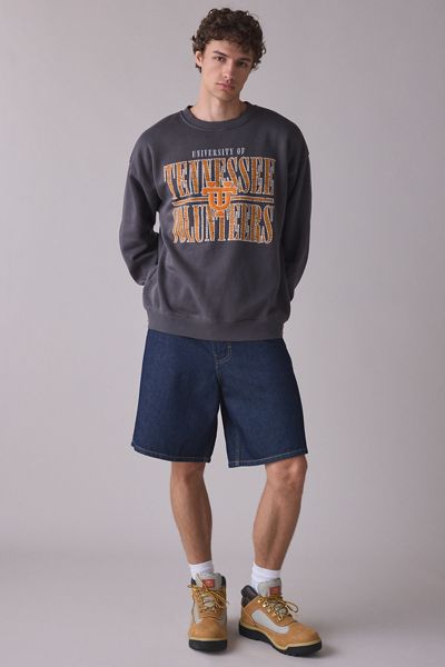 Mitchell & Ness NCAA Downtown Graphic Fleece Crew Neck Sweatshirt