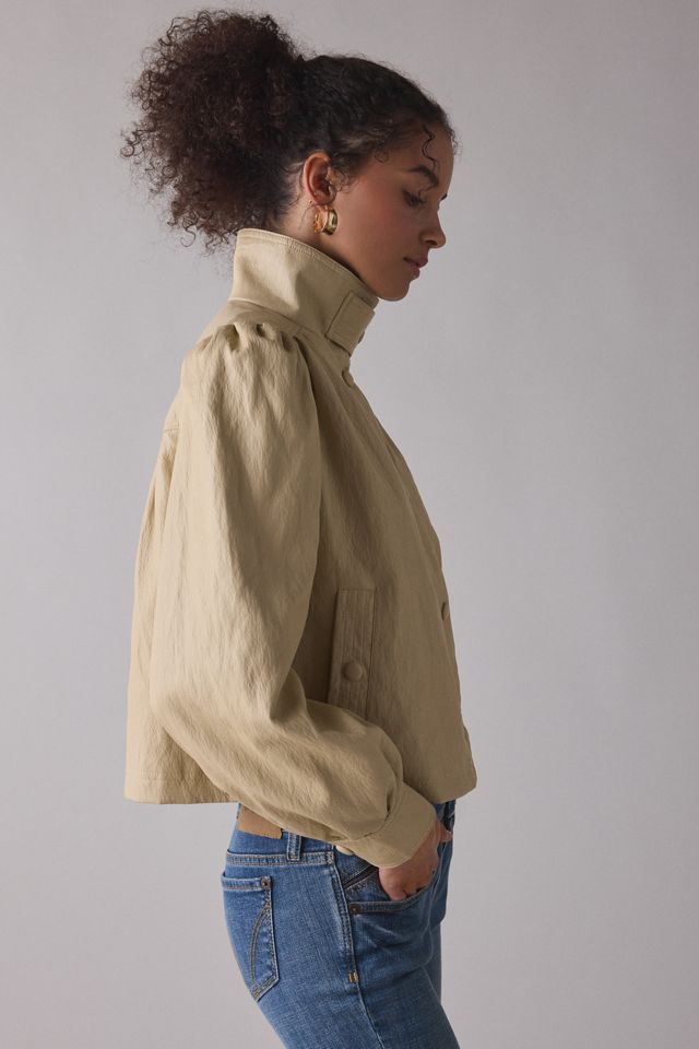 Veste à manches bouffantes en faux cuir Avec Les Filles #1