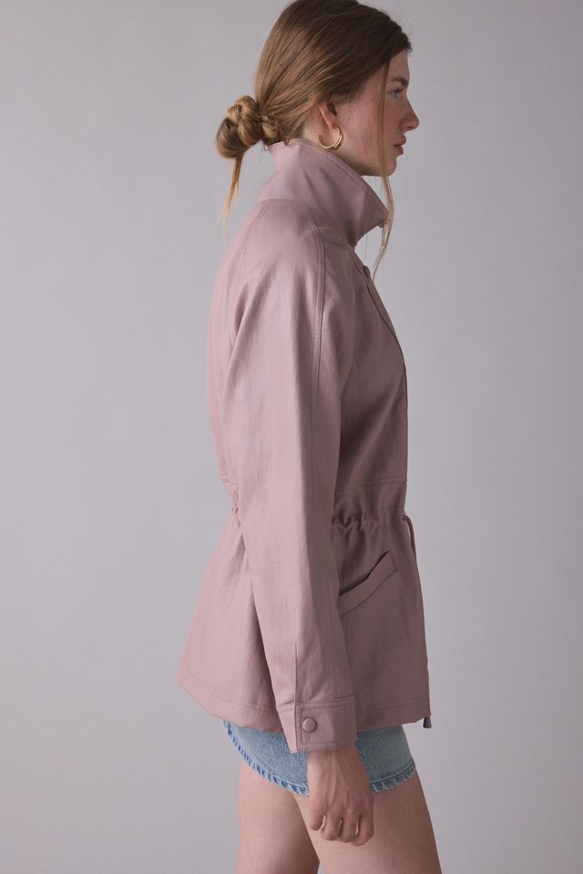 Avec Les Filles Faux Leather Anorak Jacket #1