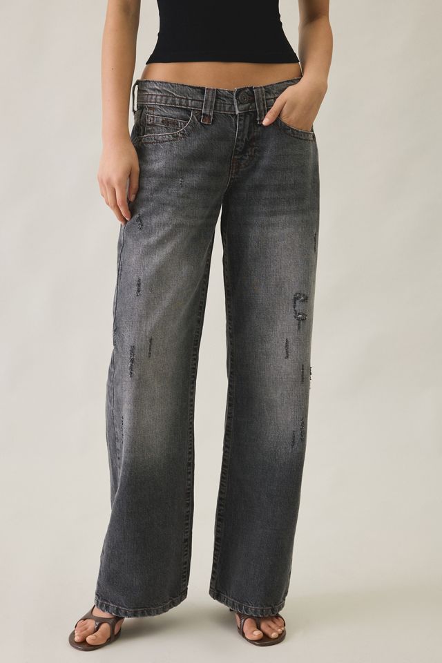 BDG Kayla Utility Belted Low-Rise Jeans #1