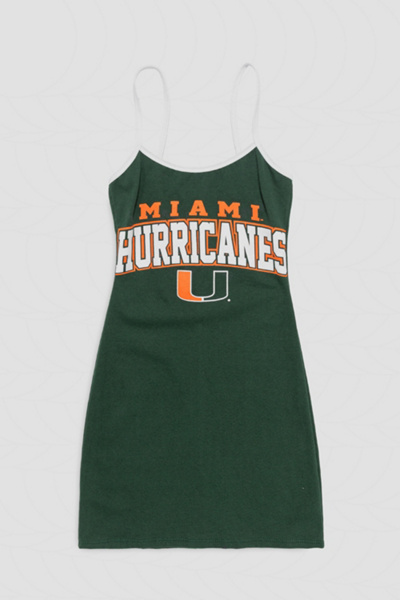 Frankie Collective Rework Miami Hurricanes Mini Dress