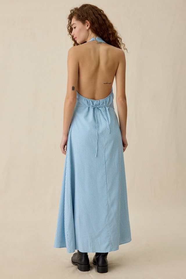 Daisy Street Jodie Plunging Halter Neck Wrap Maxi Dress #2