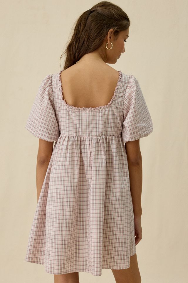 Daisy Street Orielle Puff Sleeve Babydoll Mini Dress #4
