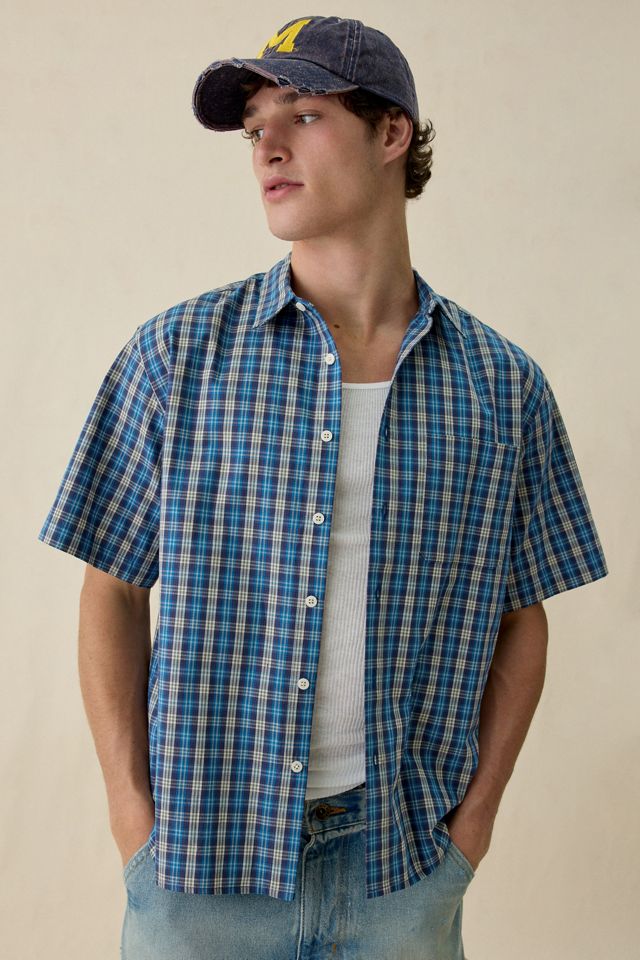 Chemise UO ample en popeline à manches courtes #4