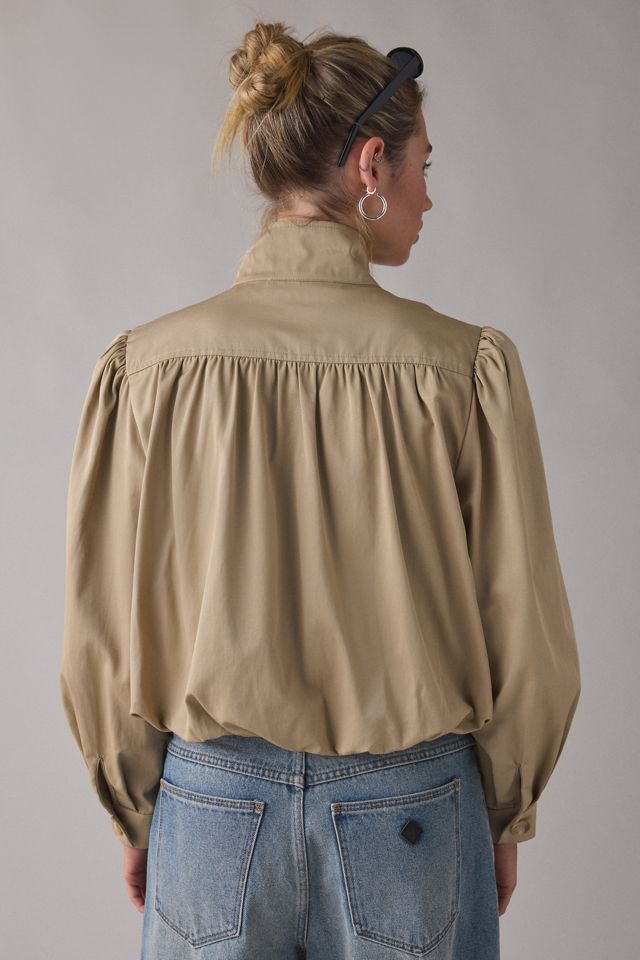 ASTR The Label Estero Gathered Sleeve Bomber Jacket #3