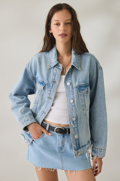 BLANKNYC True Grit Oversized Denim Jacket