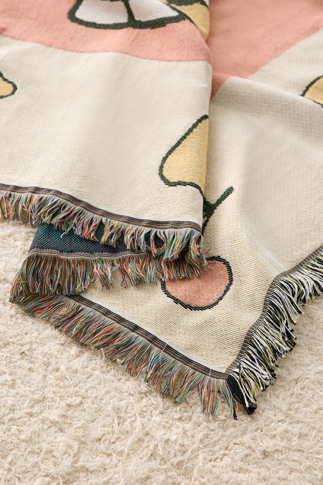 Miffy Fruit & Flowers Tapestry Throw Blanket | Urban Outfitters Canada
